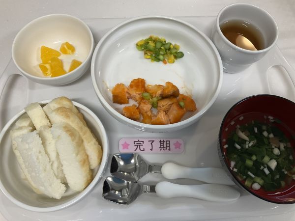 鮭のオーロラソースです《完了期》