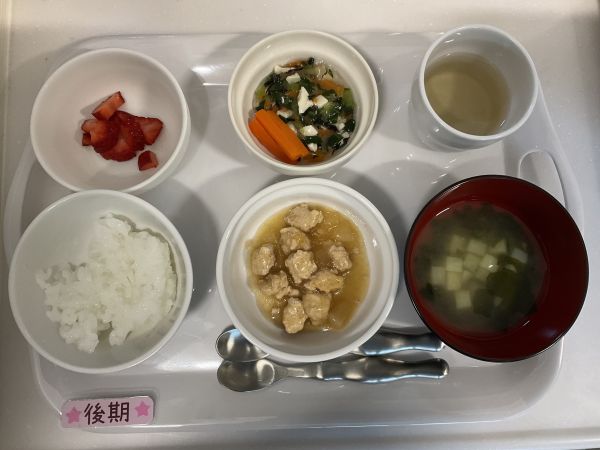 【離乳食後期】・鶏肉の治部煮