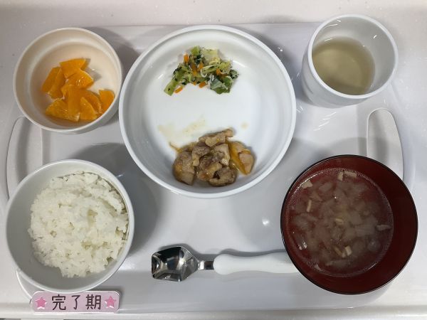 【離乳食完了期】・鶏肉のママレード煮