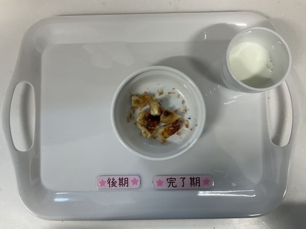 【離乳食完了期•後期】・豆腐のお好み焼き