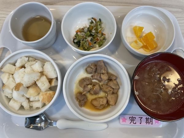 【離乳食完了期】・鶏肉のママレード煮