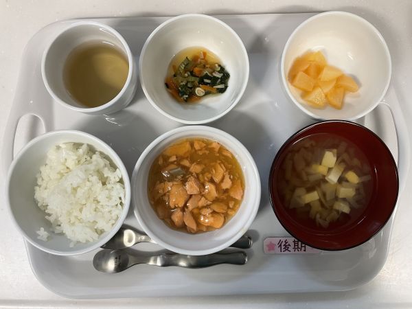 【離乳食後期】・鮭煮