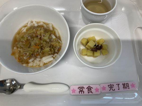 ちゃんぽん麺です《後期•完了期》