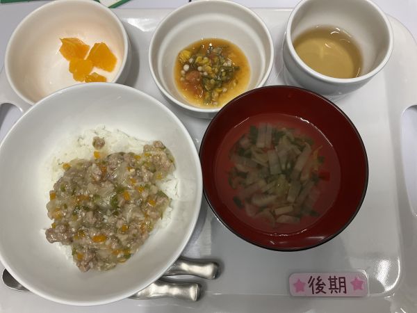甘辛そぼろ丼です《後期》