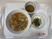 〈完了〉あんかけうどんほうれん草のごま和え