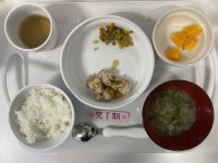 【離乳食完了期】・みそ豆腐ハンバーグ