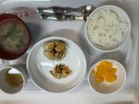 〈完了〉ご飯ひじきつくね大根と人参の昆布和え味噌汁みかん