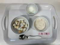 【離乳食完了期】・ジャムヨーグルト・手作りラスク