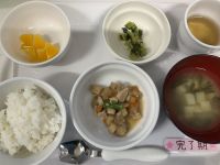 〈完了〉ご飯筑前煮きゅうりのあちゃら漬け味噌オレンジ
