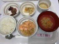 大根と鮭のみそ煮です《完了》