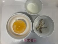 〈常食〉牛乳つぶつぶオレンジゼリーたべる煮干し